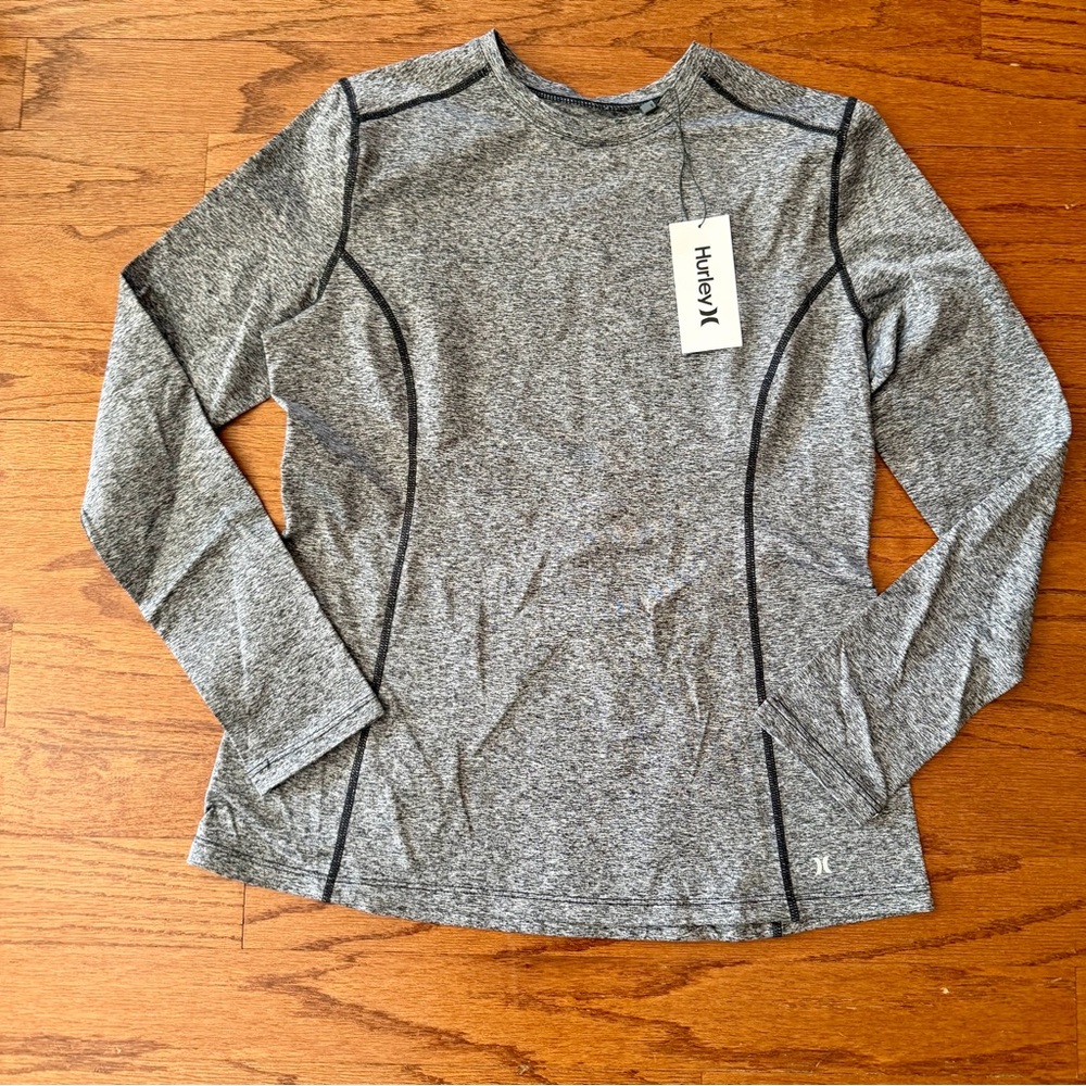 Hurley Gray Long Sleeve Tee